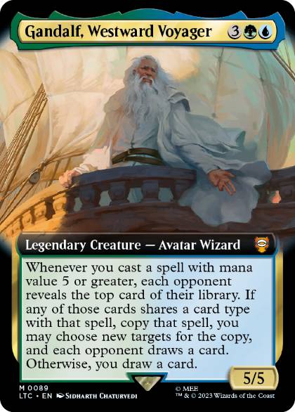 Gandalf, Westward Voyager - Magic: The Gathering - LTC Near Mint Inglés