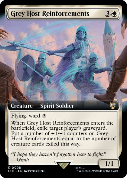 Grey Host Reinforcements - Magic: The Gathering - LTC Near Mint Inglés
