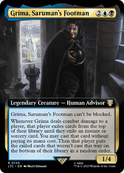 Gríma, Saruman's Footman - Magic: The Gathering - LTC Near Mint Inglés
