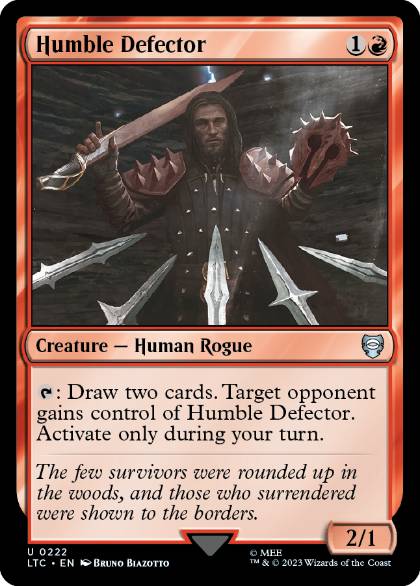 Humble Defector - Magic: The Gathering - LTC Near Mint Inglés
