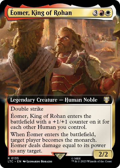 Éomer, King of Rohan - Magic: The Gathering - LTC Near Mint Inglés