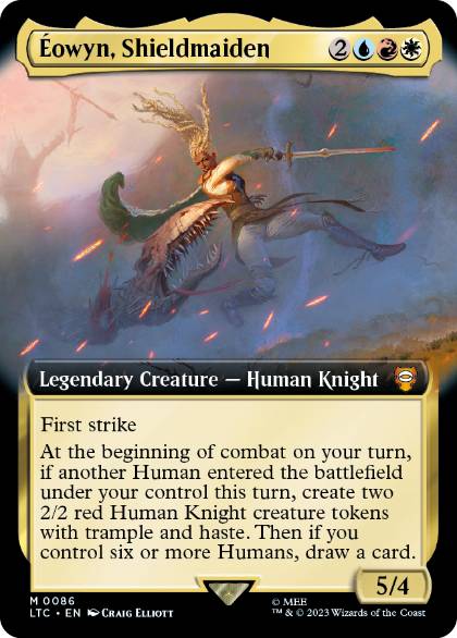 Éowyn, Shieldmaiden - Magic: The Gathering - LTC Near Mint Inglés