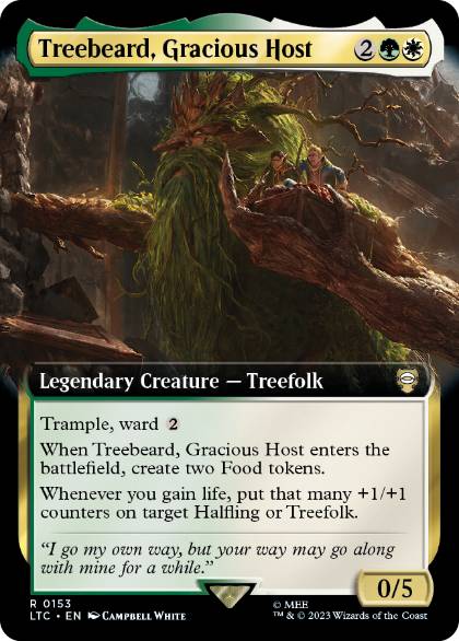 Treebeard, Gracious Host - Magic: The Gathering - LTC Near Mint Inglés