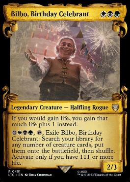 Bilbo, Birthday Celebrant - Magic: The Gathering - LTC Near Mint Inglés