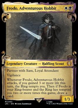 Frodo, Adventurous Hobbit - Magic: The Gathering - LTC Near Mint Inglés