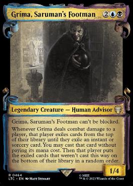Gríma, Saruman's Footman - Magic: The Gathering - LTC Near Mint Inglés
