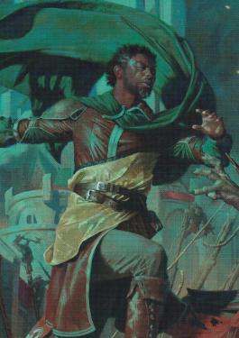 【Art Card】Aragorn, Hornburg Hero - Magic: The Gathering - LTC Near Mint Inglés