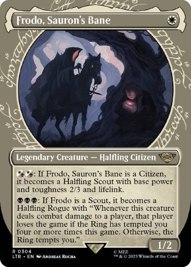 Frodo, Sauron's Bane - Magic: The Gathering - LTR-BF Near Mint Inglés