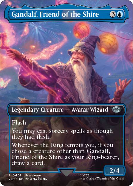 Gandalf, Friend of the Shire - Magic: The Gathering - LTR-BF Near Mint Inglés