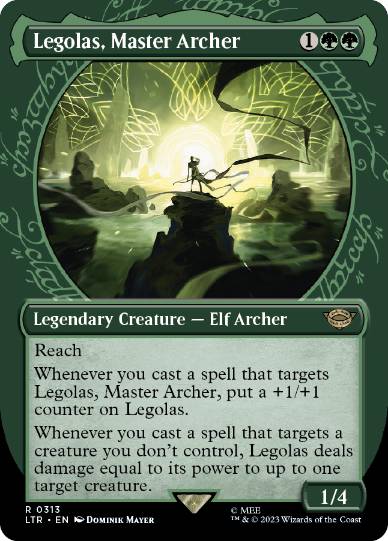 Legolas, Master Archer - Magic: The Gathering - LTR-BF Near Mint Inglés
