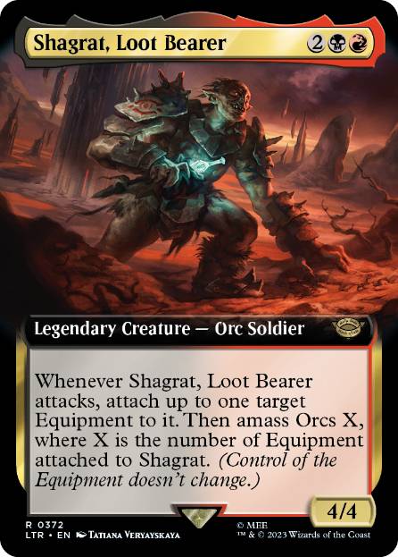 Shagrat, Loot Bearer - Magic: The Gathering - LTR-BF Near Mint Inglés