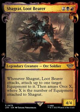 Shagrat, Loot Bearer - Magic: The Gathering - LTR-BF Near Mint Inglés