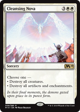 Cleansing Nova - Magic: The Gathering - M19 Near Mint Inglés