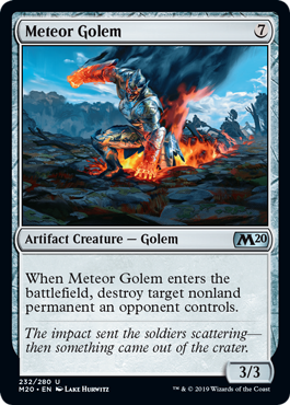 Meteor Golem - Magic: The Gathering - M20 Near Mint Inglés