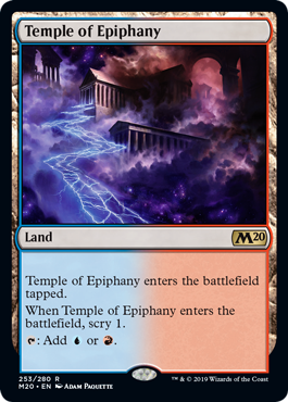 Temple of Epiphany - Magic: The Gathering - M20 Moderadamente Jugada Español
