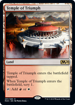 Temple of Triumph - Magic: The Gathering - M20 Near Mint Inglés