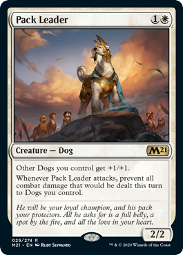 Pack Leader - Magic: The Gathering - M21 Near Mint Inglés