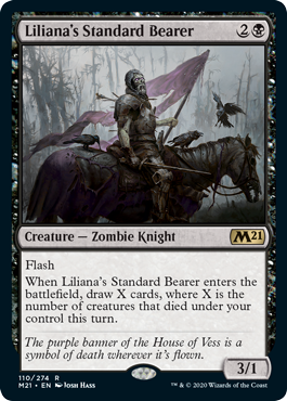 Liliana's Standard Bearer - Magic: The Gathering - M21 Near Mint Inglés