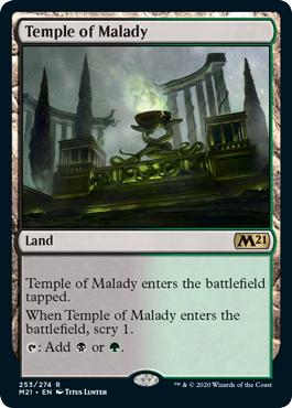 Temple of Malady - Magic: The Gathering - M21 Near Mint Inglés