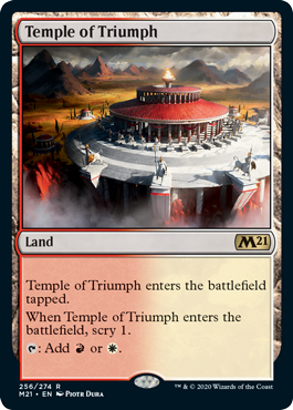 Temple of Triumph - Magic: The Gathering - M21 Near Mint Inglés