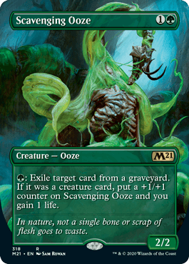 Scavenging Ooze - Magic: The Gathering - M21-BF Near Mint Inglés