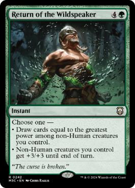 Return of the Wildspeaker - Magic: The Gathering - M3C Near Mint Inglés