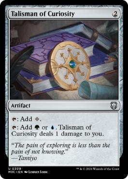 Talisman of Curiosity - Magic: The Gathering - M3C Near Mint Inglés