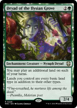 Dryad of the Ilysian Grove - Magic: The Gathering - M3C Near Mint Inglés