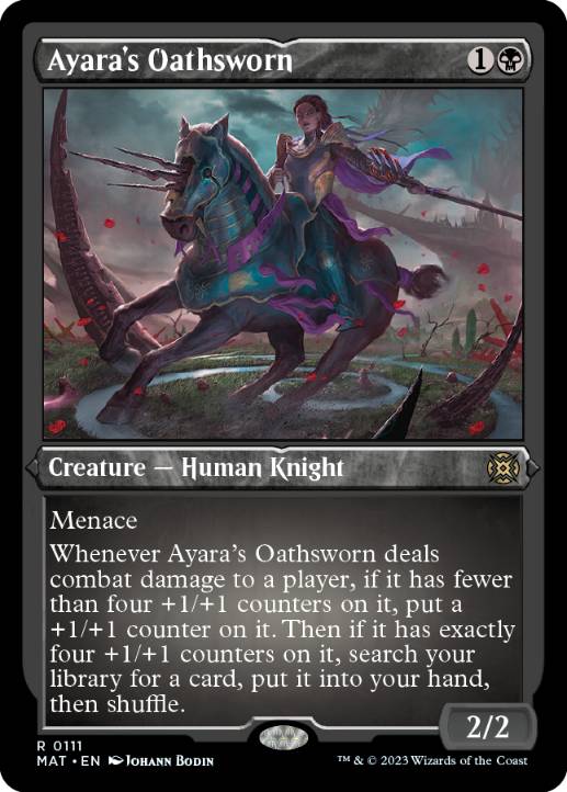 Ayara's Oathsworn - Magic: The Gathering - MAT-BF Near Mint Inglés