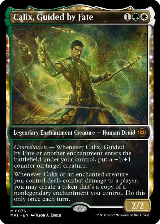 Calix, Guided by Fate - Magic: The Gathering - MAT-BF Near Mint Inglés