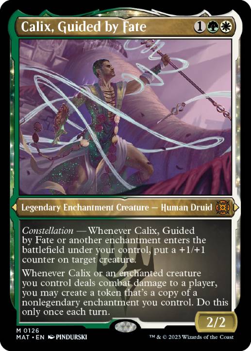 Calix, Guided by Fate - Magic: The Gathering - MAT-BF Near Mint Inglés