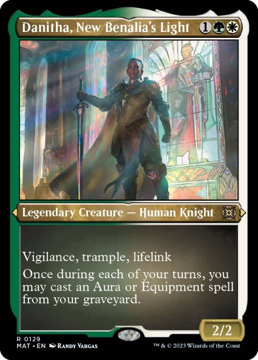 Danitha, New Benalia's Light - Magic: The Gathering - MAT-BF Near Mint Inglés