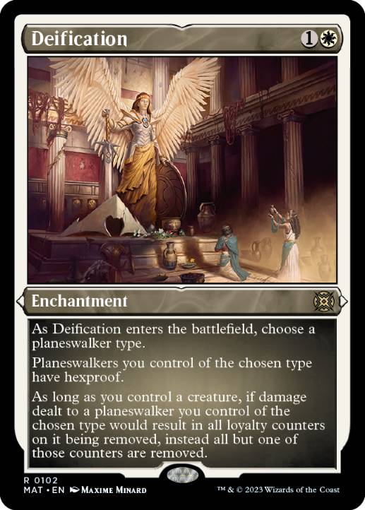 Deification - Magic: The Gathering - MAT-BF Near Mint Inglés