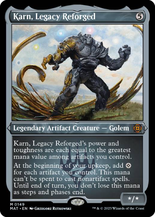 Karn, Legacy Reforged - Magic: The Gathering - MAT-BF Near Mint Inglés