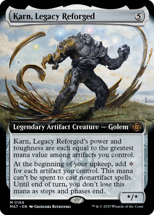 Karn, Legacy Reforged - Magic: The Gathering - MAT-BF Near Mint Inglés