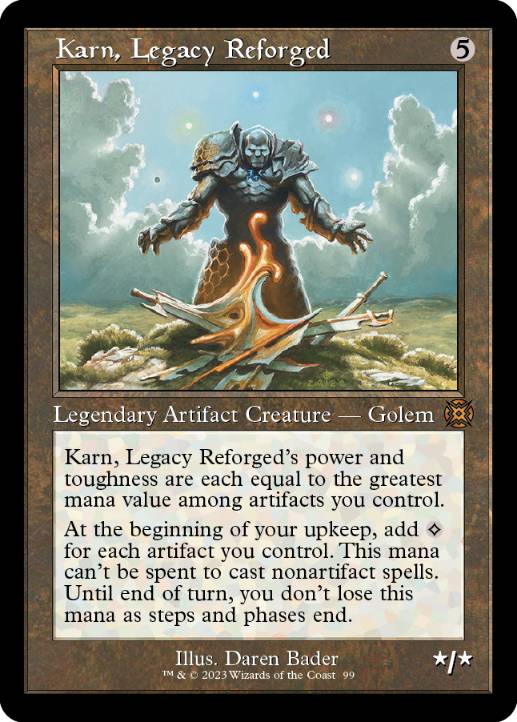 Karn, Legacy Reforged - Magic: The Gathering - MAT-BF Near Mint Inglés
