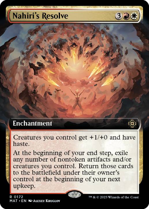 Nahiri's Resolve - Magic: The Gathering - MAT-BF Near Mint Inglés