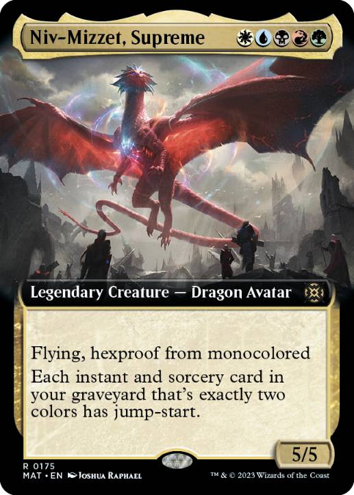 Niv-Mizzet, Supreme - Magic: The Gathering - MAT-BF Near Mint Inglés