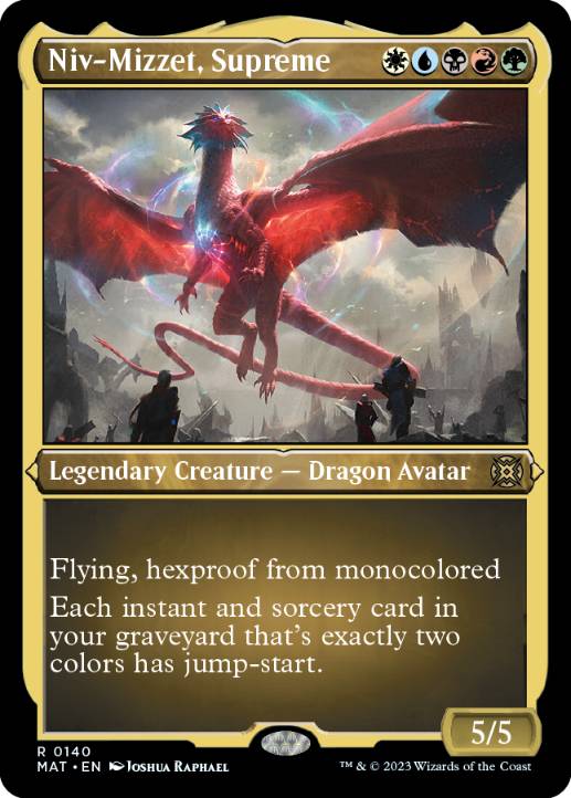 Niv-Mizzet, Supreme - Magic: The Gathering - MAT-BF Near Mint Inglés