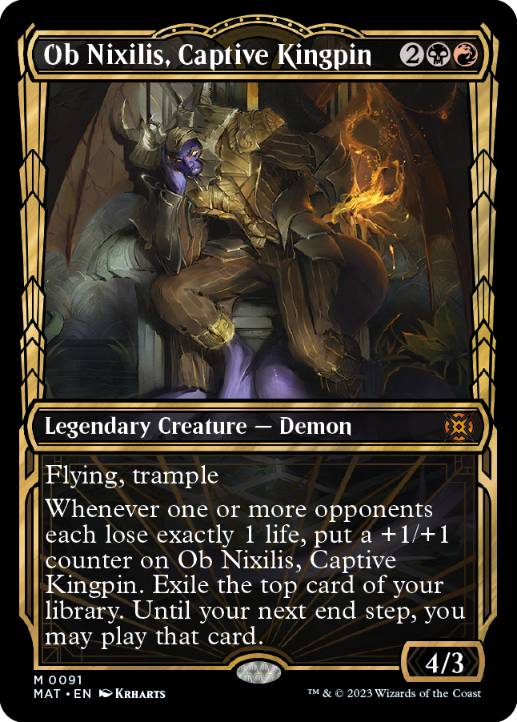 Ob Nixilis, Captive Kingpin - Magic: The Gathering - MAT-BF Near Mint Inglés