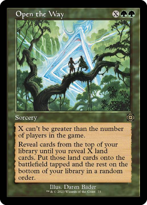 Open the Way - Magic: The Gathering - MAT-BF Near Mint Inglés