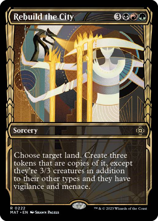 Rebuild the City - Magic: The Gathering - MAT-BF Near Mint Inglés