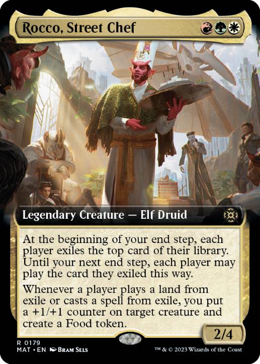 Rocco, Street Chef - Magic: The Gathering - MAT-BF Near Mint Inglés