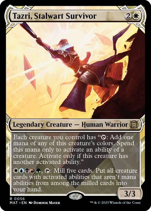 Tazri, Stalwart Survivor - Magic: The Gathering - MAT-BF Near Mint Inglés