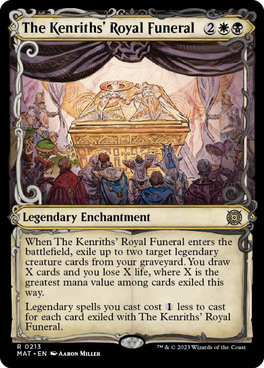 The Kenriths' Royal Funeral - Magic: The Gathering - MAT-BF Near Mint Inglés