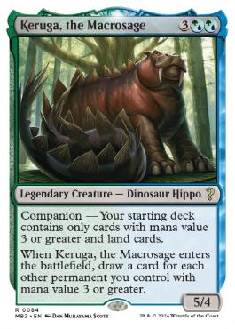 Keruga, the Macrosage - Magic: The Gathering - MB2 Near Mint Inglés