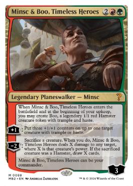 Minsc & Boo, Timeless Heroes - Magic: The Gathering - MB2 Near Mint Inglés