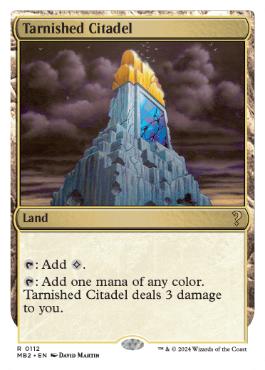 Tarnished Citadel - Magic: The Gathering - MB2 Near Mint Inglés
