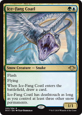 Ice-Fang Coatl - Magic: The Gathering - MH1 Near Mint Inglés