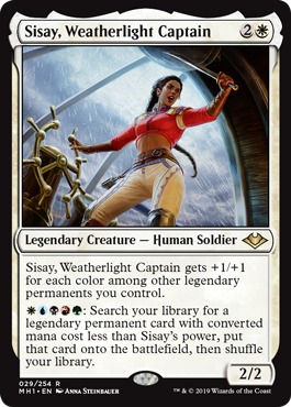 Sisay, Weatherlight Captain - Magic: The Gathering - MH1 Near Mint Inglés
